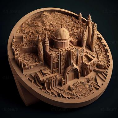 3D model Makkah (STL)